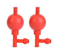 2Pcs Educational Rubber Suction Bulbs 50ml Three Way Pipette Fillers Bulbs for Pipette Filling Science Experiments Lab Equipment Bulb