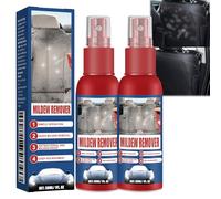 2PCS Effective Car Interior Mold Cleaner Spray - Removes Mold & Mildew, Detailer for Leather & Upholstery - Say Goodbye to Mold in your Car