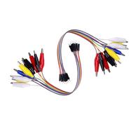 2PCS Efficient Jumper Wire Equipped with Alligators Clip and Pin Connectors Suitable for Dependable Electrical Link Colored Wire