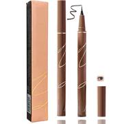2PCS Effortless Precision Liquid Eyeliner Pen - Long-Lasting Waterproof Eyeliner with Ultra-Fine Tip, Quick-Dry Smudge-Proof Formula, Perfect for Everyday Makeup, Winged Liner (2PCS Soft Brown)