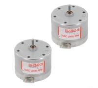 2PCS EG-530AD-2B Spindle Motor DC 12V Capstan for Tape Recorder Cassette Deck Audio Repair Part Silver Metal 0.98 Inch