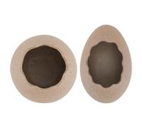 2pcs Egg Shell Shaped Ceramic Home Vase for Hydroponic Plants