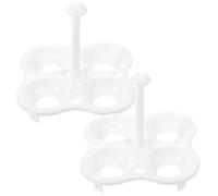 2pcs Egg Steamer Rack 4 Grid Kitchen Steaming Stand