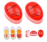 2Pcs Egg Timer, Egg Timers for Boiling Eggs, Colour Changing Boiled Egg Timer, Color Changing Indicator Soft Medium and Hard Boiled Eggs Heat Sensitive Safe Durable Kitchen Tool Cooking Home Use Gift