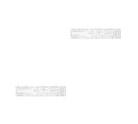 2pcs Ekg Ruler Pocketcard for Cardiac Waveform Measurement | Plastic Pocketcard Form, Rhythm and Interval Scales, Markings for Monitors, Icu Use