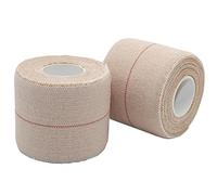 2PCS Elastic Adhesive Bandage, 10cm x 4.5 Rugby Strapping Adhesive Bandage Tape for Ankles, Knees, Elbows, Extra Strong, Non-Tear (Skin)