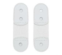 2pcs Elastic Figure Skate Lace Strap for Competition and Lessons with Lightweight and Discreet Design (white)