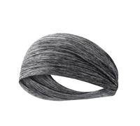 2Pcs Elastic Sweat Hair Band Soft Outdoor Sport Yoga Headband Ultra-Thin Sports Sweatband Breathable Absorbent For Running, Sports(Grey)