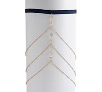 2Pcs Elastic Zircon Leg Chain Adjustable Crystal Sparkling Diamond Multi-layer Thigh Chain Bohemian Sexy Beach Party Leg Accessory