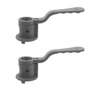 2pcs Elderly Walker Rotary Latch Folding Lock Switch Handle | Plastic Rotary Latch with Thumb Press Operation, Universal Compatibility, Reduces Bending Strain, Enhances Safety