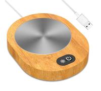 2PCS Electric Coffee Mug Warmer USB Coffee Warmer for Desk 55-65℃ Constant Temperature Beverage Mug Warmer with Non-Slip Base and Sense Switch for Coffee Milk Tea Home Office(2PCS)