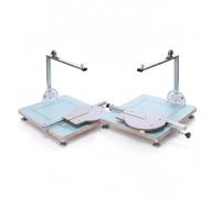 2pcs Electric Cutter Styrofoam Cutter Hot Wire Foam Cutter Machine Electric Table Tool Adjustable Temperature 0-500°C Portable Wire Foam Cutting Machine for Precise Styrofoam Sculpting and Crafting