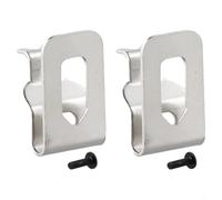 2Pcs Electric Drill Belt Clip Hooks, Replacement Hook Clips with 2Pcs Screws Parts Suitable for 18V 20V Drill Driver N268241 N169778 DCD980