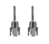 2PCS Electric Drill Pipe Threader Set Multifunctional Tool for Internal External Cutting On 1/2In 3/4In PVC Pipe Professional Grade Threading Kit