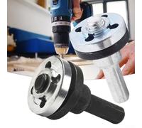 2PCS Electric Drill to Angle Grinder Adapter, 10mm Connecting Rod Converter for Cutting Polishing Wheels, Steel Drill Bit Accessories for Cord