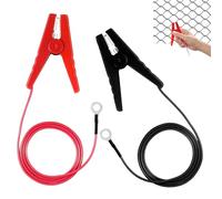 2PCS Electric Fence Connectors Not Easy to Break Electric Fenelectric Fence Energiserce Energiser Long Lasting and Durable Electric Fence Wire for Enhancing The Security of Courtyards Gardens