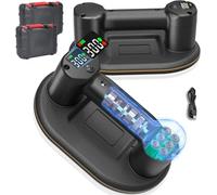 2PCs Electric Glass Suction Cups, Electric Tile Suction Cup Lifter, 300 kg Max Load Heavy Duty Suction Cups, LCD Display&4000 mAh Battery with Dual Motor, Glass Suckers 662lbs for Tiles, Glass