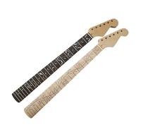 2pcs Electric Guitar Neck 22 Frets 25.5 Inch Maple Rosewood Fingerboard Tree Inlay Replacement Parts