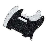 2Pcs Electric Guitar Pickguard Scratch Plate White & Black for For TL Standard Style Guitar Guitar Replacement Pickguard