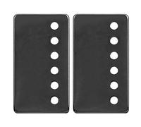 2Pcs Electric Guitar Pickup - 50mm & 52mm Covers for Guitar Pickups, Metal Replacement Accessory for Musical Instruments Lovers (Black)