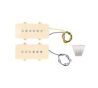 2Pcs Electric Guitar Pickup Set, Alnico 5 Single Coil Pickup Replacement for Electric Guitar