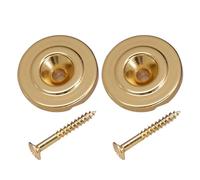 2pcs Electric Guitar String Retainer Guide Tree Round Slotted Guide Trees With Mounting Screw For Guitar And Bass