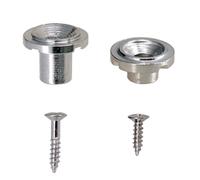 2pcs Electric Guitar String Retainer Guide Tree Round Slotted Guides Trees with Mounting Screw for Guitars Vintage String Trees Strings Retainer with Mounting Screw