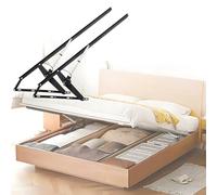 2PCS Electric Hydraulic Bed Lift Mechanisms, Heavy Duty Bed Storage Lift with Remote, DIY Project Hardware, Folding Lift Up Spring Hinges for Space Saving, 0.8M