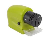 2PCS Electric Knife Sharpener, 3.1×5.3in Motorized Knife Blade Sharpener Kitchen Knife Sharpener Knife Sharpening Machine for Household Kitchen