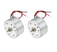 2PCS Electric Motor for Hands-On For Mini Generator Assembly and For DIY Wind Turbine Modeling in Electronics Education