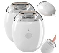 2PCS Electric Nail Clippers, Electric Nail Trimmer with LED Light & 3 Speeds, Automatic Nail File, Auto Fingernail Cutter and Polishing Trimmer, Fingernail Grinder for Baby, Kids, Adults, Seniors