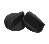 2pcs Electric Pressure Cooker Timer Control Knob Black Plastic | Easy Operation for Precise Time Adjustment, Suitable for Home Cooking, Meal Preparation, Kitchen Timers and Countertop Ovens