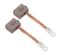 2PCS Electric Propeller Carbon Brush Replacement, Alloy Steel Marine Motor Accessory, for 50lb 60lb 68lb 88lb Boat Outboard Motors, Lightweight 25g with 5.4cm Wires