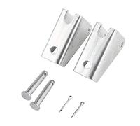 2pcs Electric Push Rod Motor Heavy Duty Linear Actuator Bracket DC Reciprocating Motor Portable Mounting Bracket