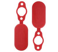 2PCS Electric Scooter Charging Port Waterproof Cover Red Charging Port Waterproof Cover Accessory Fit for PR-O Electric Scooter