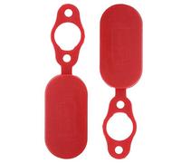 2PCS Electric Scooter Charging Port Waterproof Cover Red Charging Port Waterproof Cover Accessory Fit for PR-O Electric Scooter