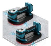 2PCS Electric Vacuum Suction Cups 250kg Compatible with Makita 18V Battery | Heavy Duty Vacuum Lifter with Digital Display, Cordless Suction Lifter for Tile Glass Granite Metal & Large furniture