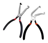 2Pcs Electrical Disconnect Pliers,Cars Fuel Line Petrol Clip,Pipe Pliers Automotive Hose Disconnect Tools for Disconnect Locking Push Piece Electrical Connector,Car Tools for Home Car (60°+Straight)