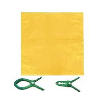 2pcs Electrical Insulating Blanket for Linemen - 1.5mm Thick EVA Resin Blankets with 14cm Opening Clips(40x50cm 0.4kv)