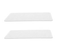 2pcs Electrical Junction Box Mounting Plate 8.3x5.9 Inch Back Panel | Honeycomb Grid Design with Smooth Rounded Edges, Supports Din Rail Devices and Plc Modules, White Colour for Outdoor