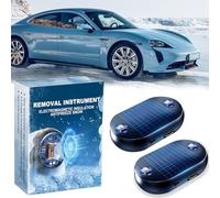 2Pcs Electromagnetic Wave Anti Freezing and Snow Removal Device, Electromagnetic Car Snow Removal Device, Car Defroster Fast And Efficient Snow Removal, Anti-Freeze Electromagnetic Interference