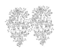 2Pcs Elegant Rhinestone Hair Vine Bridal Headpiece for Women Sparkly Wedding Hair Accessories Unique Design for Brides for Special Occasions