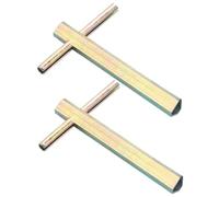 2Pcs Elevator Key, 3.9 Inch Long Multipurpose Triangle Elevator Door Key for Lift Door, Drop, Triangle, Keys