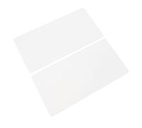 2PCS Embossing Mat Plates 3mm Thick Acrylic Backing Pad for Paper Leather Fabric Crafting Scrapbooking Card Making (300 * 150mm)