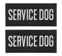 2pcs Embroidered Service Dog Harness Patch for PET Training Walking
