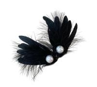 2pcs Embroidered Wing Hair Clip Pin Feathered Hair Clip Duck Bill Side Hair Pin Women Accessories For Wedding Proms Durable Clips