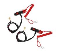 2pcs Emergency Kill Switch Safety Lanyard 2 Wire Plastic