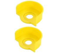 2Pcs Emergency Stop Button Protective Covers Push Button Switch Guard Button Protector for Industrial Machinery(Style F)