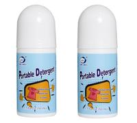 2PCS Emergencys Stain Remover Roller-ball Cleaner - Magic Stain Remover Rolling Bead | Clothes Stain Remover-Roll Bead Design, Portable No-wash Instant Stain Remover Pen, Emergencys No-wash