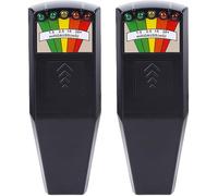 2Pcs EMF Meter with LED 1.5 to 20+ Milligauss EMF Detector Battery Powered EMF Reader Portable Handheld Professional EMF Meters for Magnetic Field/Radiation Detection, Ghost Hunting,EMF Detector